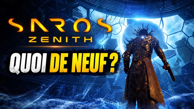 Saros Zenith : visuel du jeu et titre Quoi de neuf ?