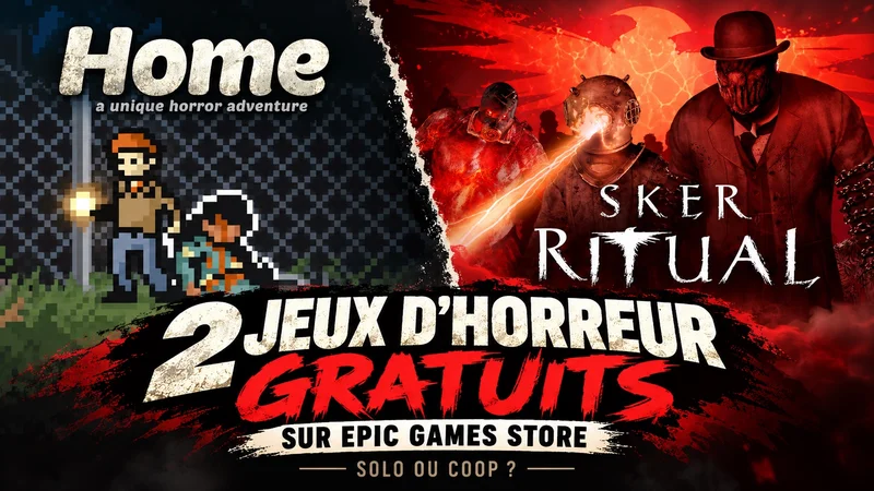 Les visuels officiels de Home et Sker Ritual réunis pour les deux jeux d’horreur offerts sur Epic.