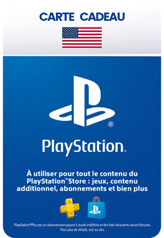 Playstation Network 80$ - Etats-Unis