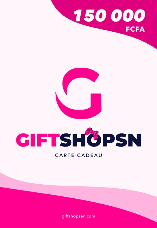 Carte cadeau Giftshopsn 150 000 Fcfa