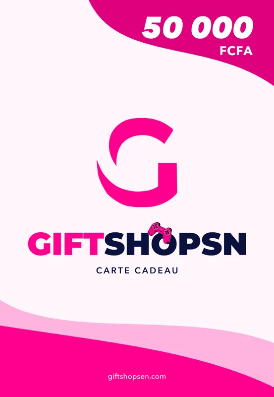 Carte cadeau Giftshopsn 50 000 Fcfa