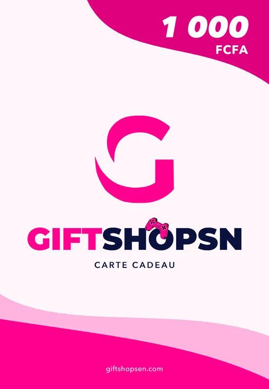 Carte cadeau Giftshopsn 1 000 Fcfa